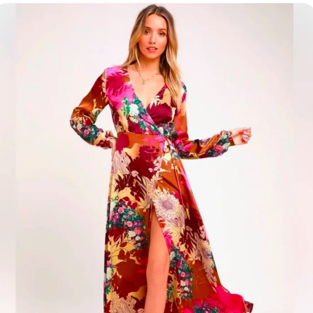 Lulus wrap dress